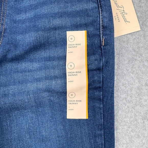 Universal Thread Jeans Womens 0 Short LOT x 3 High Rise Skinny Super Stretch NEW - Picture 7 of 16